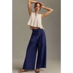NWT Maeve Skirty Utility Wide-Leg Pants